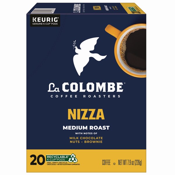 Coffee K-Cup Pods, Nizza Medium Roast, 20PK